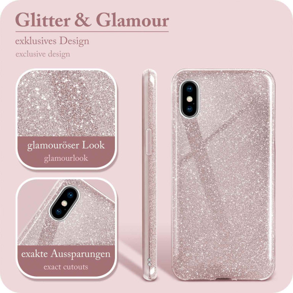 ONEFLOW Glitter Case iPhone XS Max mit Glitzer Look – Weiteres Produktbild 2 ONEFLOW Glitter Case iPhone XS Max mit Glitzer Look – Weiteres Produktbild 2