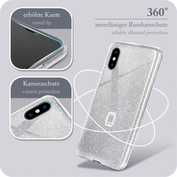 ONEFLOW Glitter Case iPhone XS Max mit Glitzer Look – Weiteres Produktbild 5 ONEFLOW Glitter Case iPhone XS Max mit Glitzer Look – Weiteres Produktbild 5