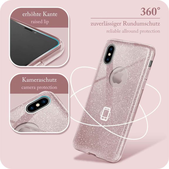 ONEFLOW Glitter Case iPhone XS mit Glitzer Look – Weiteres Produktbild 5 ONEFLOW Glitter Case iPhone XS mit Glitzer Look – Weiteres Produktbild 5