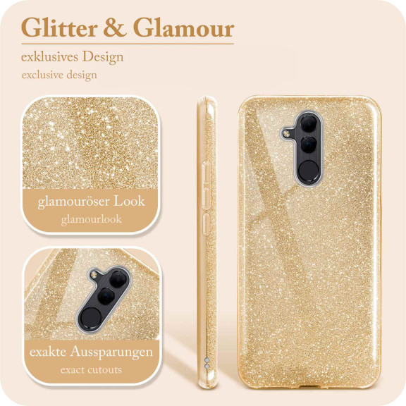 ONEFLOW Glitter Case Huawei Mate 20 Lite mit Glitzer Look – Weiteres Produktbild 2