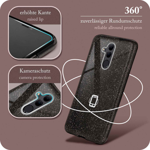 ONEFLOW Glitter Case Huawei Mate 20 Lite mit Glitzer Look – Weiteres Produktbild 5
