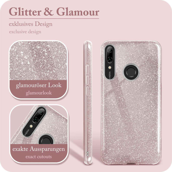 ONEFLOW Glitter Case Huawei P smart 2019 mit Glitzer Look – Weiteres Produktbild 2 ONEFLOW Glitter Case Huawei P smart 2019 mit Glitzer Look – Weiteres Produktbild 2