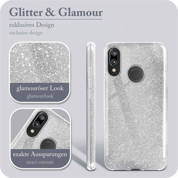 ONEFLOW Glitter Case Huawei P20 Lite mit Glitzer Look – Weiteres Produktbild 2
