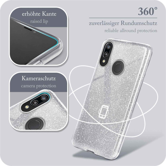 ONEFLOW Glitter Case Huawei P20 Lite mit Glitzer Look – Weiteres Produktbild 5
