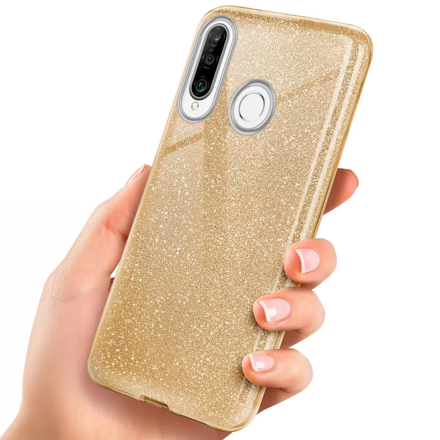 ONEFLOW Glitter Case Huawei P30 Lite mit Glitzer Look – Weiteres Produktbild 1