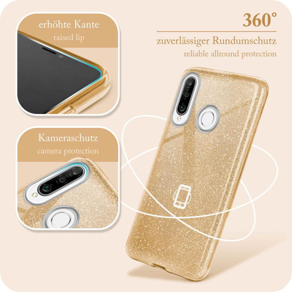 ONEFLOW Glitter Case Huawei P30 Lite mit Glitzer Look – Weiteres Produktbild 5
