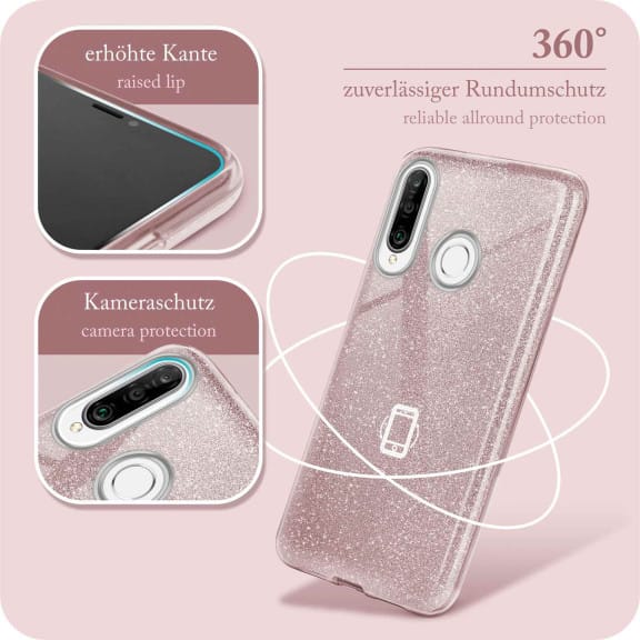 ONEFLOW Glitter Case Huawei P30 Lite mit Glitzer Look – Weiteres Produktbild 5 ONEFLOW Glitter Case Huawei P30 Lite mit Glitzer Look – Weiteres Produktbild 5