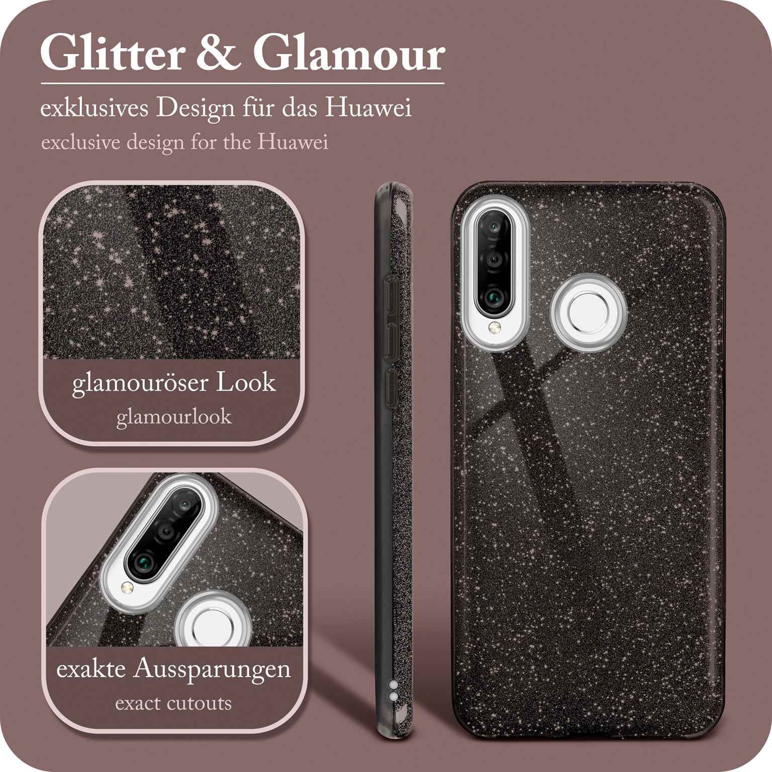 ONEFLOW Glitter Case Huawei P30 Lite New Edition mit Glitzer Look – Weiteres Produktbild 2