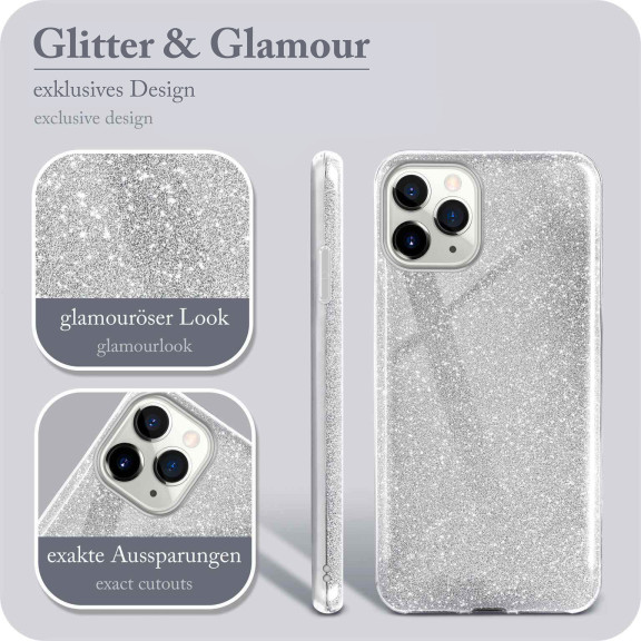 ONEFLOW Glitter Case iPhone 11 Pro Max mit Glitzer Look – Weiteres Produktbild 2