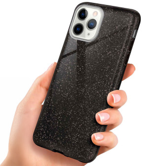 ONEFLOW Glitter Case iPhone 11 Pro mit Glitzer Look – Glamour-Black ONEFLOW Glitter Case iPhone 11 Pro mit Glitzer Look – Glamour-Black