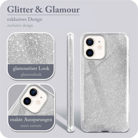 ONEFLOW Glitter Case iPhone 12 mini mit Glitzer Look – Weiteres Produktbild 2 ONEFLOW Glitter Case iPhone 12 mini mit Glitzer Look – Weiteres Produktbild 2