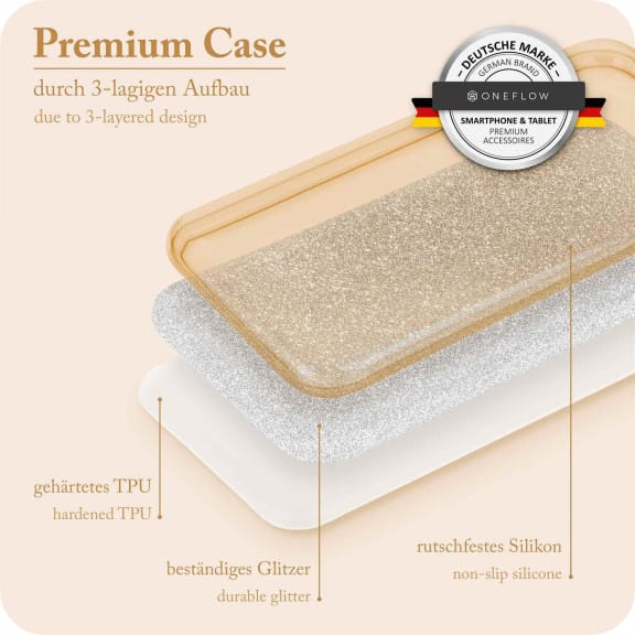ONEFLOW Glitter Case iPhone 12 Pro Max mit Glitzer Look – Weiteres Produktbild 3 ONEFLOW Glitter Case iPhone 12 Pro Max mit Glitzer Look – Weiteres Produktbild 3