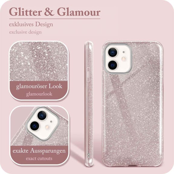 ONEFLOW Glitter Case iPhone 12 mit Glitzer Look – Weiteres Produktbild 2 ONEFLOW Glitter Case iPhone 12 mit Glitzer Look – Weiteres Produktbild 2