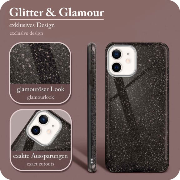 ONEFLOW Glitter Case iPhone 12 mit Glitzer Look – Weiteres Produktbild 2 ONEFLOW Glitter Case iPhone 12 mit Glitzer Look – Weiteres Produktbild 2