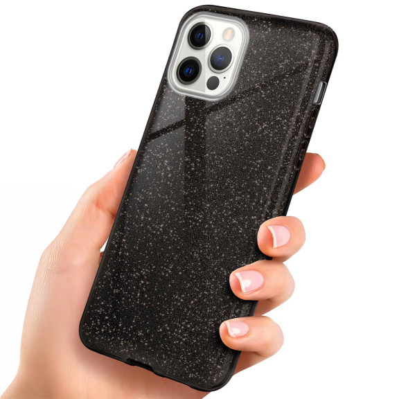 ONEFLOW Glitter Case iPhone 12 Pro mit Glitzer Look – Weiteres Produktbild 1