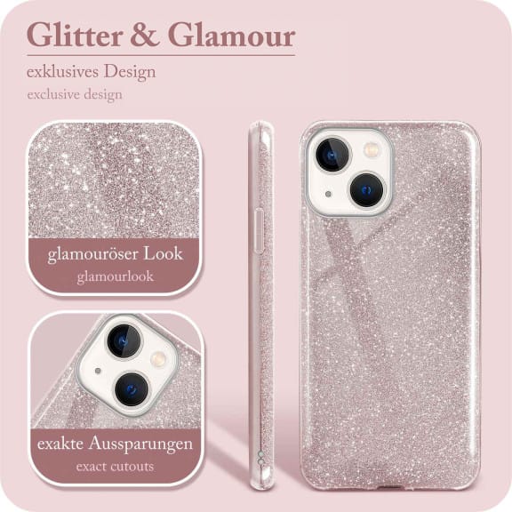 ONEFLOW Glitter Case iPhone 13 mini mit Glitzer Look – Weiteres Produktbild 2 ONEFLOW Glitter Case iPhone 13 mini mit Glitzer Look – Weiteres Produktbild 2