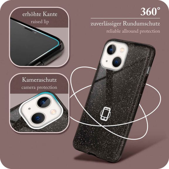 ONEFLOW Glitter Case iPhone 13 mini mit Glitzer Look – Weiteres Produktbild 5 ONEFLOW Glitter Case iPhone 13 mini mit Glitzer Look – Weiteres Produktbild 5
