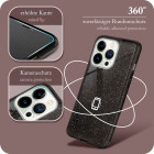 ONEFLOW Glitter Case iPhone 13 Pro mit Glitzer Look – Produktbild 5
