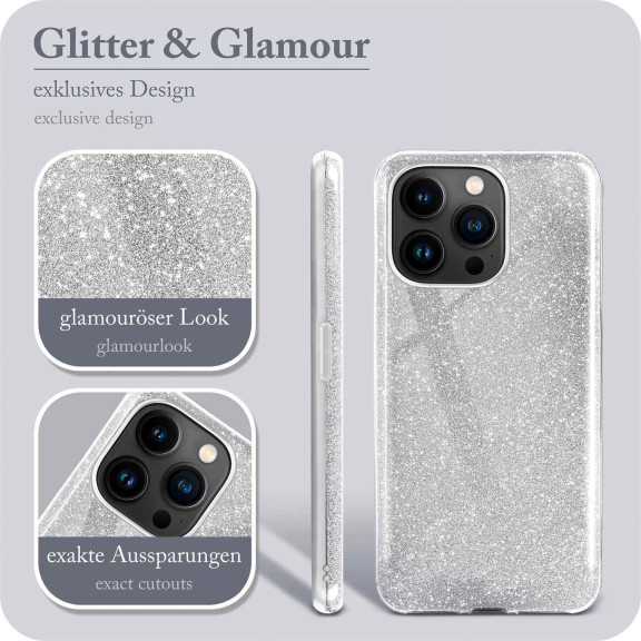ONEFLOW Glitter Case iPhone 14 Pro mit Glitzer Look – Weiteres Produktbild 2 ONEFLOW Glitter Case iPhone 14 Pro mit Glitzer Look – Weiteres Produktbild 2