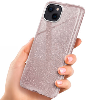 ONEFLOW Glitter Case iPhone 14 mit Glitzer Look – Gloss-Rosé ONEFLOW Glitter Case iPhone 14 mit Glitzer Look – Gloss-Rosé