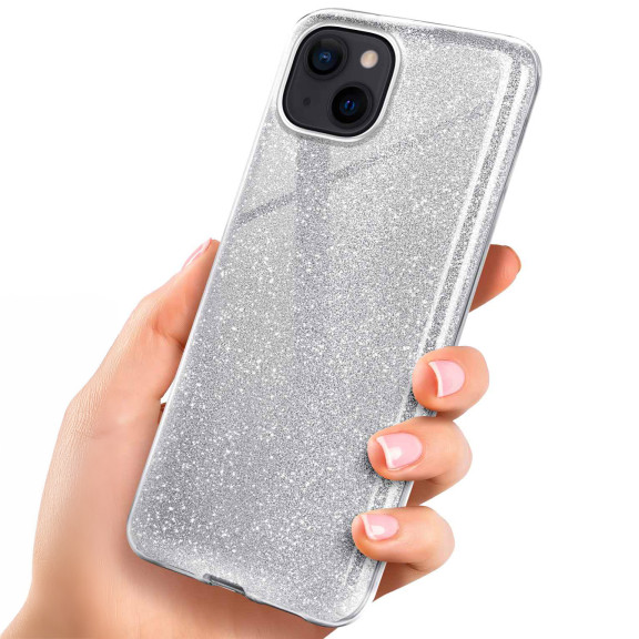 ONEFLOW Glitter Case iPhone 14 mit Glitzer Look – Weiteres Produktbild 1