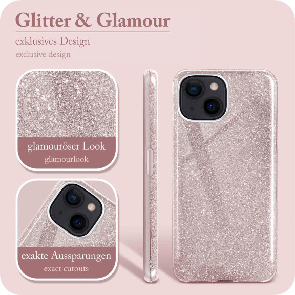 ONEFLOW Glitter Case iPhone 15 Plus mit Glitzer Look – Weiteres Produktbild 2