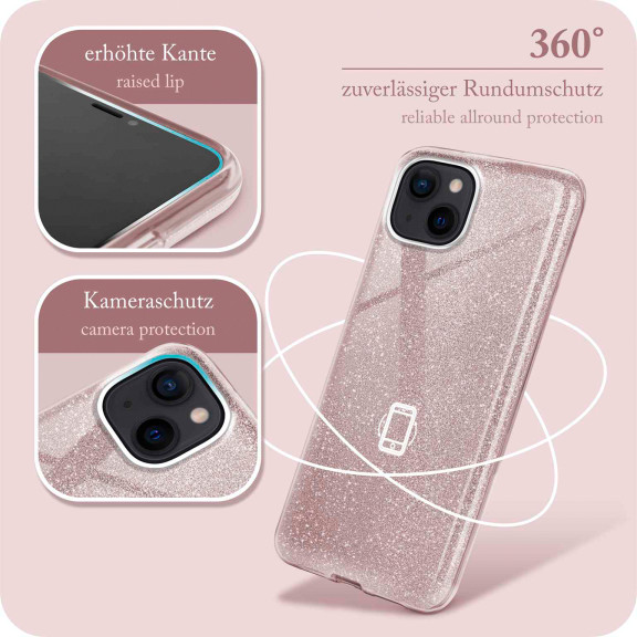 ONEFLOW Glitter Case iPhone 15 Plus mit Glitzer Look – Weiteres Produktbild 5 ONEFLOW Glitter Case iPhone 15 Plus mit Glitzer Look – Weiteres Produktbild 5