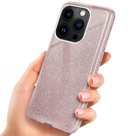 ONEFLOW Glitter Case iPhone 16 Pro mit Glitzer Look – Weiteres Produktbild 1