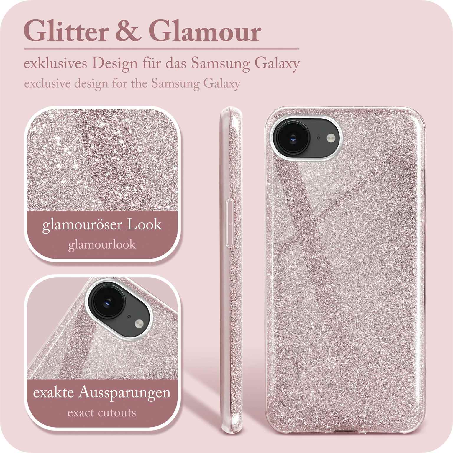 ONEFLOW Glitter Case iPhone 16e mit Glitzer Look – Weiteres Produktbild 2