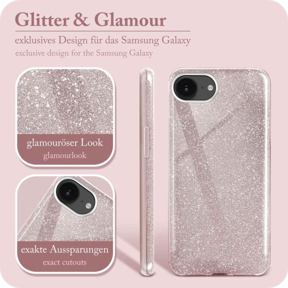 ONEFLOW Glitter Case iPhone 16e mit Glitzer Look – Weiteres Produktbild 2 ONEFLOW Glitter Case iPhone 16e mit Glitzer Look – Weiteres Produktbild 2