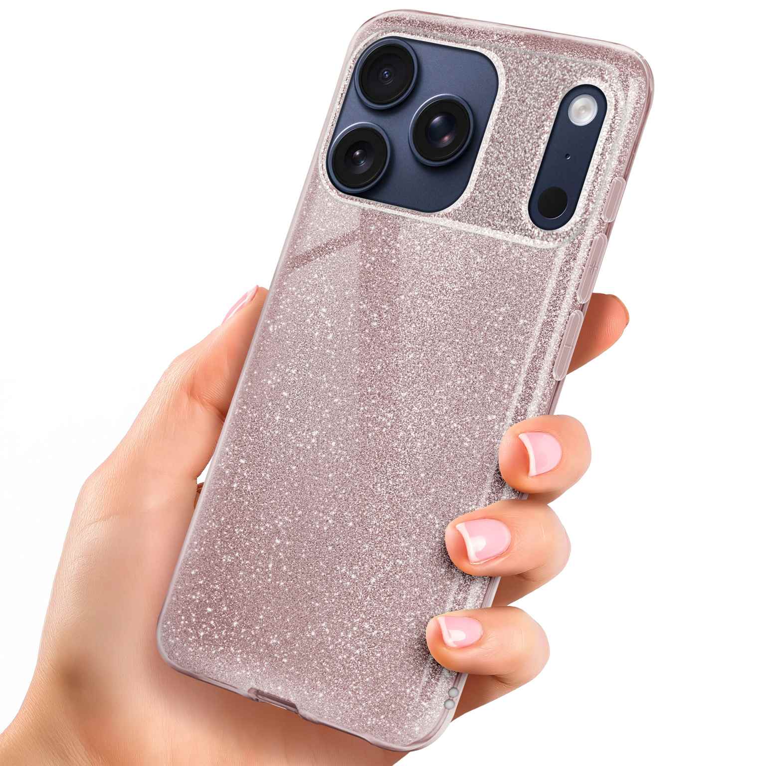 ONEFLOW Glitter Case iPhone 17 Pro Max mit Glitzer Look – undefined