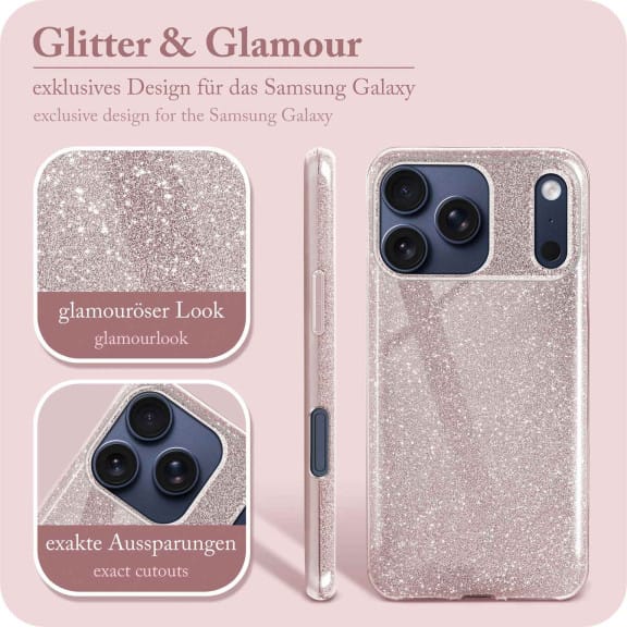 ONEFLOW Glitter Case iPhone 17 Pro Max mit Glitzer Look – Weiteres Produktbild 2 ONEFLOW Glitter Case iPhone 17 Pro Max mit Glitzer Look – Weiteres Produktbild 2