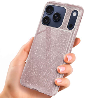 ONEFLOW Glitter Case iPhone 17 Pro mit Glitzer Look – Gloss-Rosé ONEFLOW Glitter Case iPhone 17 Pro mit Glitzer Look – Gloss-Rosé