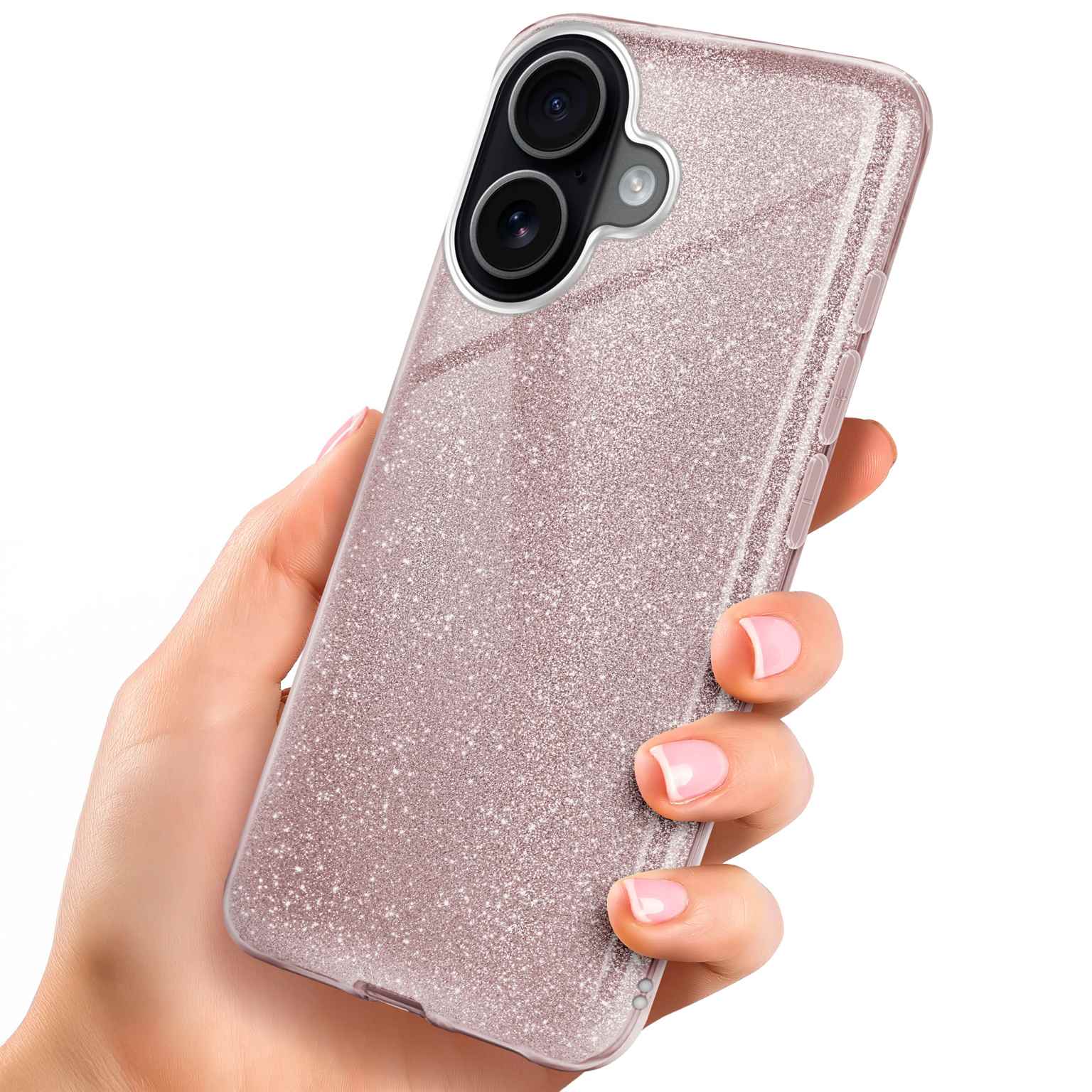 ONEFLOW Glitter Case iPhone 17 mit Glitzer Look – undefined