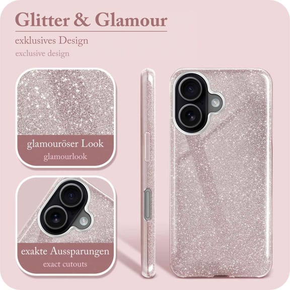 ONEFLOW Glitter Case iPhone 17 mit Glitzer Look – Weiteres Produktbild 2 ONEFLOW Glitter Case iPhone 17 mit Glitzer Look – Weiteres Produktbild 2