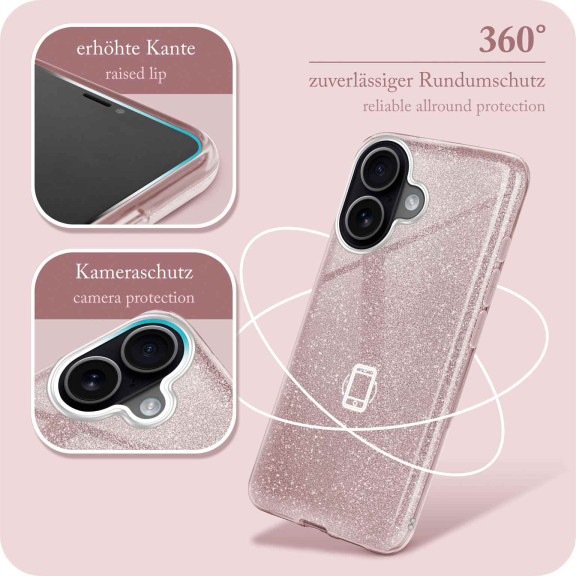 ONEFLOW Glitter Case iPhone 17 mit Glitzer Look – Weiteres Produktbild 5 ONEFLOW Glitter Case iPhone 17 mit Glitzer Look – Weiteres Produktbild 5