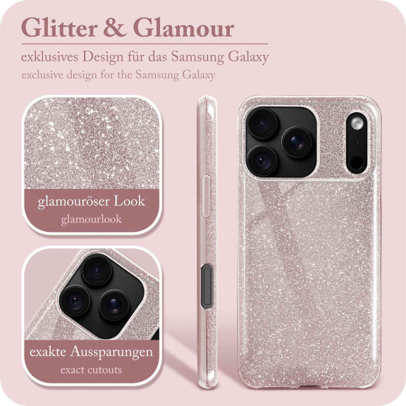 ONEFLOW Glitter Case iPhone 18 Pro Max mit Glitzer Look – Weiteres Produktbild 2 ONEFLOW Glitter Case iPhone 18 Pro Max mit Glitzer Look – Weiteres Produktbild 2