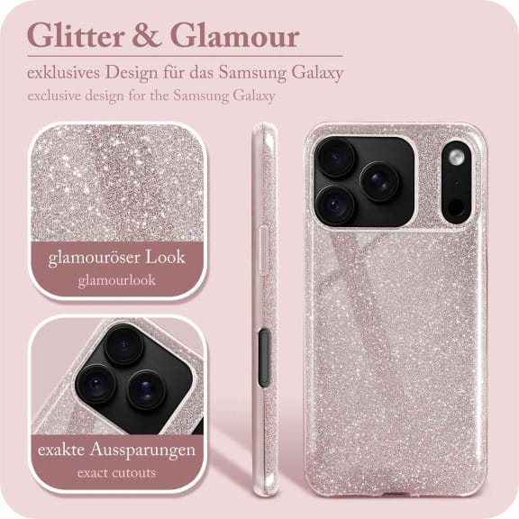 ONEFLOW Glitter Case iPhone 18 Pro mit Glitzer Look – Weiteres Produktbild 2 ONEFLOW Glitter Case iPhone 18 Pro mit Glitzer Look – Weiteres Produktbild 2
