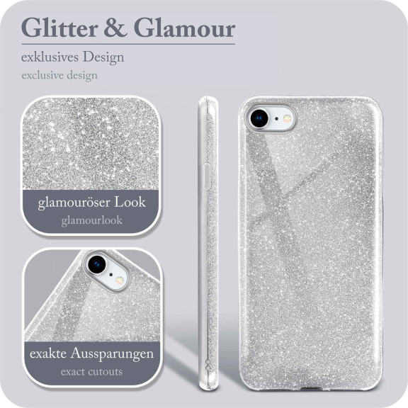 ONEFLOW Glitter Case iPhone 8 mit Glitzer Look – Weiteres Produktbild 2 ONEFLOW Glitter Case iPhone 8 mit Glitzer Look – Weiteres Produktbild 2