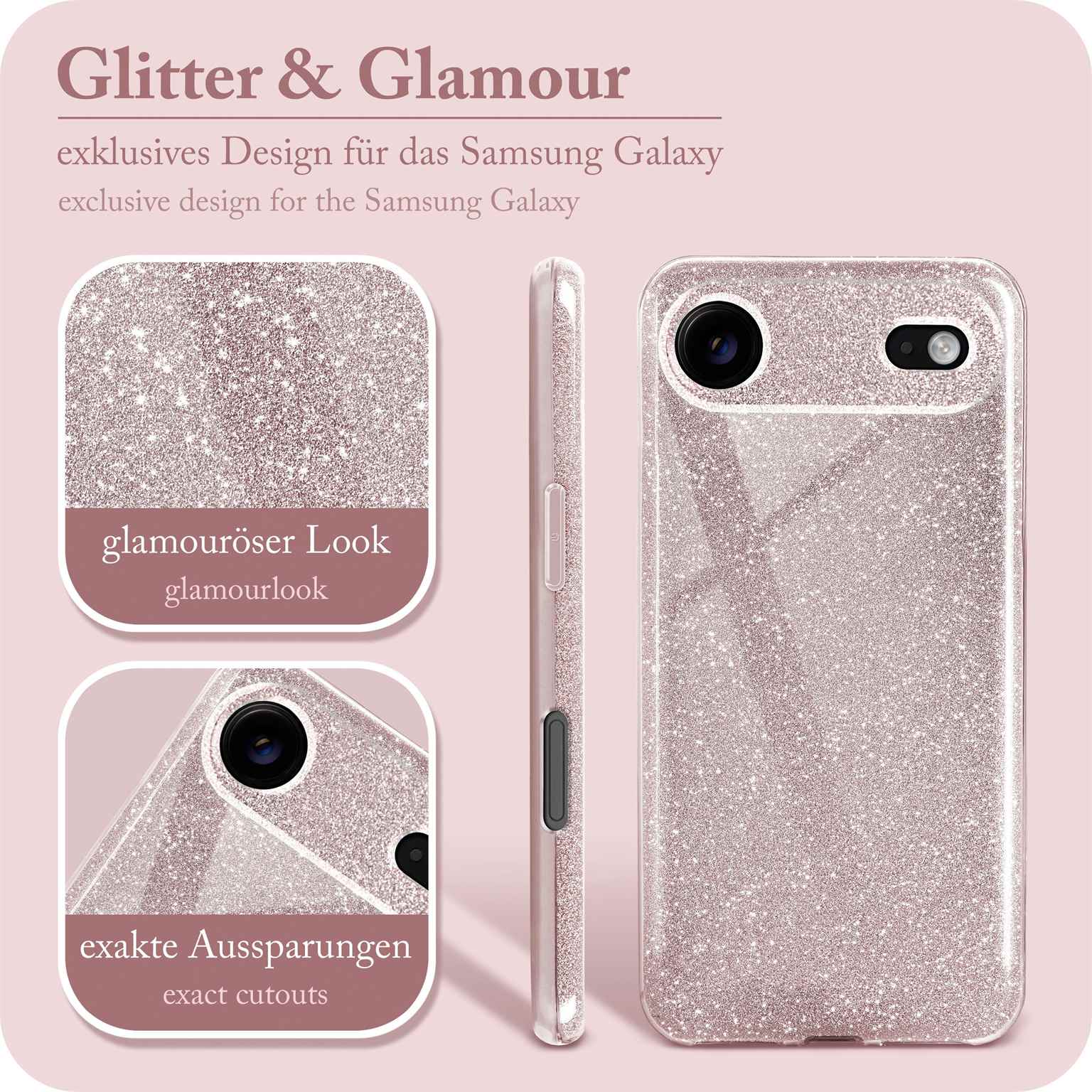 ONEFLOW Glitter Case iPhone Air mit Glitzer Look – Weiteres Produktbild 2