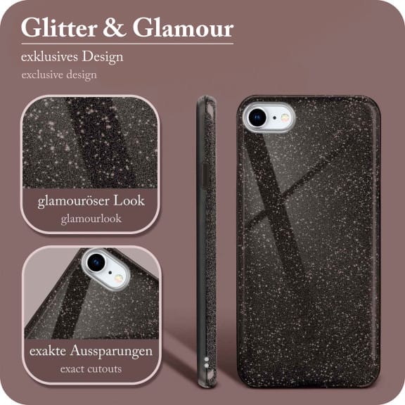 ONEFLOW Glitter Case iPhone SE (2020) mit Glitzer Look – Weiteres Produktbild 2 ONEFLOW Glitter Case iPhone SE (2020) mit Glitzer Look – Weiteres Produktbild 2