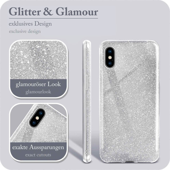 ONEFLOW Glitter Case iPhone XS Max mit Glitzer Look – Weiteres Produktbild 2 ONEFLOW Glitter Case iPhone XS Max mit Glitzer Look – Weiteres Produktbild 2