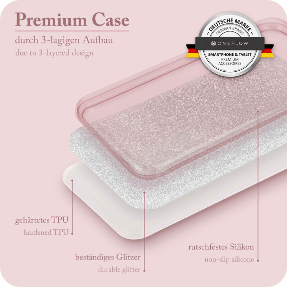 ONEFLOW Glitter Case iPhone XS mit Glitzer Look – Weiteres Produktbild 3 ONEFLOW Glitter Case iPhone XS mit Glitzer Look – Weiteres Produktbild 3