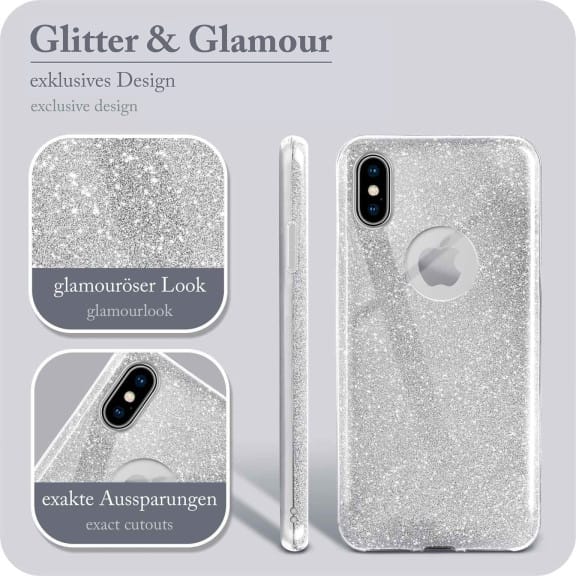 ONEFLOW Glitter Case iPhone XS mit Glitzer Look – Weiteres Produktbild 2 ONEFLOW Glitter Case iPhone XS mit Glitzer Look – Weiteres Produktbild 2
