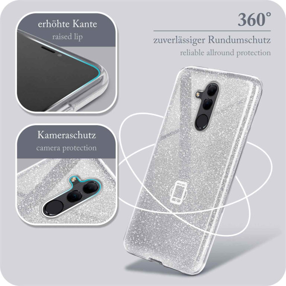 ONEFLOW Glitter Case Huawei Mate 20 Lite mit Glitzer Look – Weiteres Produktbild 5