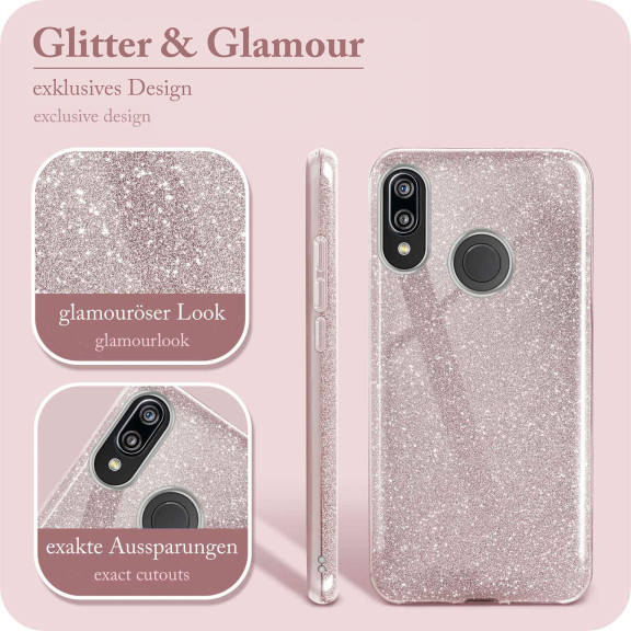 ONEFLOW Glitter Case Huawei P20 Lite mit Glitzer Look – Weiteres Produktbild 2