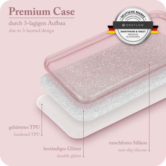 ONEFLOW Glitter Case Huawei P30 Lite mit Glitzer Look – Weiteres Produktbild 3