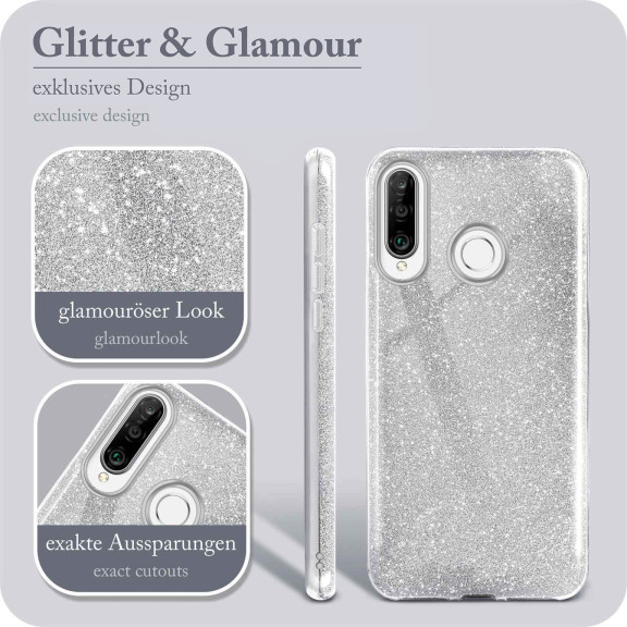 ONEFLOW Glitter Case Huawei P30 Lite mit Glitzer Look – Weiteres Produktbild 2
