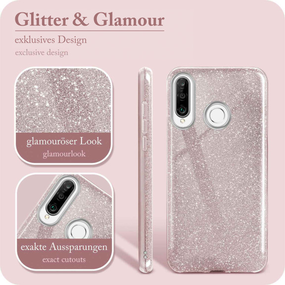 ONEFLOW Glitter Case Huawei P30 Lite New Edition mit Glitzer Look – Weiteres Produktbild 2