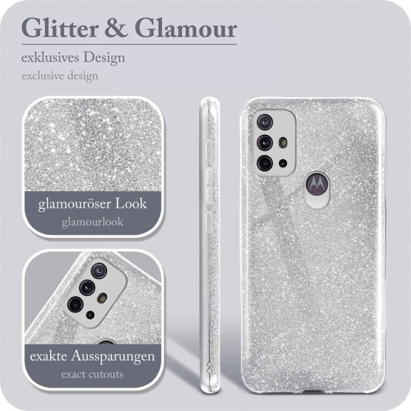ONEFLOW Glitter Case Motorola Moto G30 mit Glitzer Look – Weiteres Produktbild 2 ONEFLOW Glitter Case Motorola Moto G30 mit Glitzer Look – Weiteres Produktbild 2